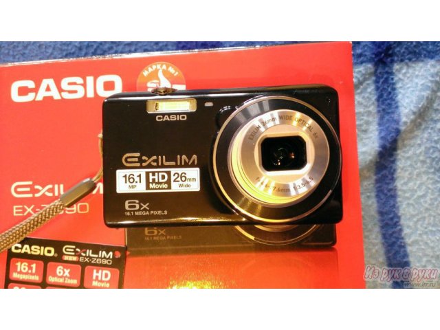 Цифровой фотоаппарат Casio Exilim EX-XZ690 в городе Томск, фото 5, Цифровые фотоаппараты