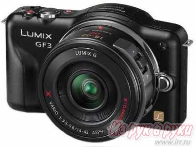 Фотоаппарат Panasonic Lumix DMC-GF3X Kit LUMIX GX VARIO PZ 14-42 Black в городе Пермь, фото 1, стоимость: 18 490 руб.