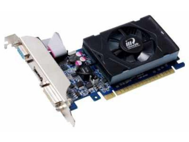 Видеокарта Inno3D GeForce GT 610 810Mhz PCI-E 2.0 1024Mb 1066Mhz 64 bit VGA DVI HDMI HDCP (N610-1DDV-D3BX) в городе Челябинск, фото 1, стоимость: 1 590 руб.