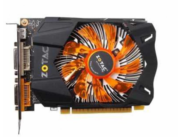 Видеокарта Zotac GeForce GTX 650 w/Game 1071Mhz PCI-E 3.0 1024Mb 5000Mhz 128 bit 2xDVI Mini-HDMI HDCP (ZT-61006-10M) в городе Челябинск, фото 1, стоимость: 4 290 руб.