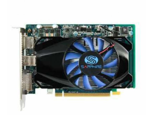 Видеокарта Sapphire Radeon HD 7750 800Mhz PCI-E 3.0 1024Mb 4500Mhz 128 bit DVI HDMI HDCP DP (11202-00-20G) в городе Челябинск, фото 1, стоимость: 3 590 руб.