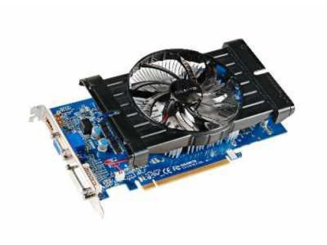 Видеокарта Gigabyte Radeon HD 6670 800Mhz PCI-E 2.1 2048Mb 1600Mhz 128 bit 400W DVI HDMI HDCP D-SUB (GV-R667D3-2GI) в городе Челябинск, фото 1, стоимость: 2 590 руб.