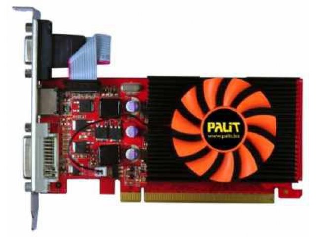 Видеокарта Palit GeForce GT 440 780Mhz PCI-E 2.0 2048Mb 1070Mhz 128 bit DVI HDMI HDCP в городе Челябинск, фото 1, стоимость: 2 190 руб.