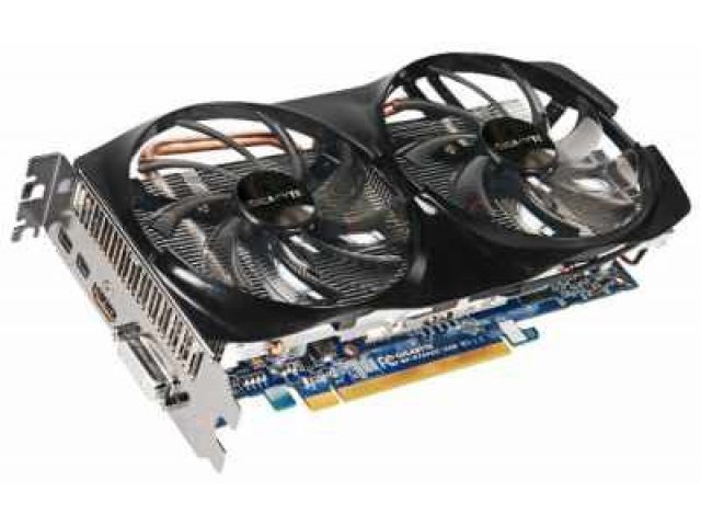 Видеокарта Gigabyte Radeon HD 7850 900Mhz PCI-E 3.0 1024Mb 4800Mhz 256 bit 500W DVI HDMI HDCP 2x mDP (GV-R785OC-1GD) в городе Челябинск, фото 1, стоимость: 6 790 руб.