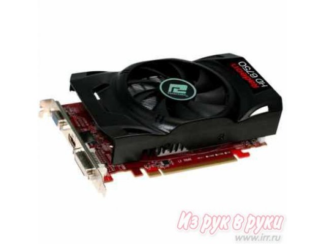 Видеокарта PowerColor Radeon HD 6750 700Mhz PCI-E 2.1 1024Mb 1600Mhz 128 bit 450W VGA DVI HDMI HDCP (AX6750 1GBK3-H) в городе Челябинск, фото 1, стоимость: 3 210 руб.