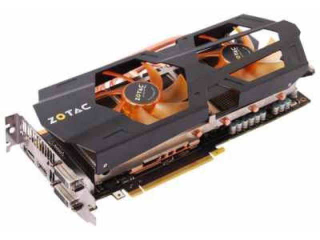 Видеокарта Zotac GeForce GTX 670 AMP! Edition 1098Mhz PCI-E 3.0 2048Mb 6608Mhz 256 bit 2xDVI HDMI HDCP DP в городе Тюмень, фото 1, стоимость: 15 890 руб.