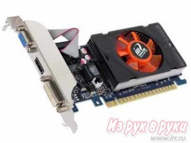 Видеокарта Inno3D GeForce GT 520 810Mhz PCI-E 2.0 2048Mb 1066Mhz 64 bit VGA DVI HDMI HDCP (N520-3DDV-E3BX) в городе Тюмень, фото 1, стоимость: 1 690 руб.