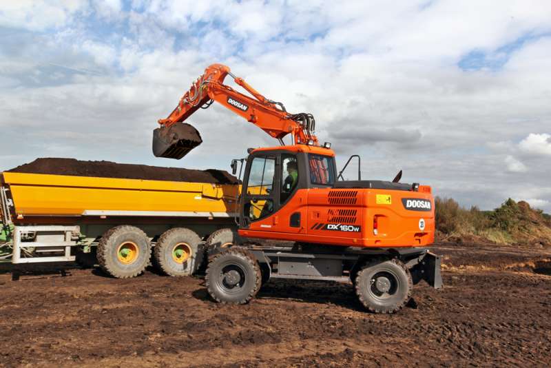 Экскаватор колесный DOOSAN DX160W в городе Липецк, фото 1, Липецкая область