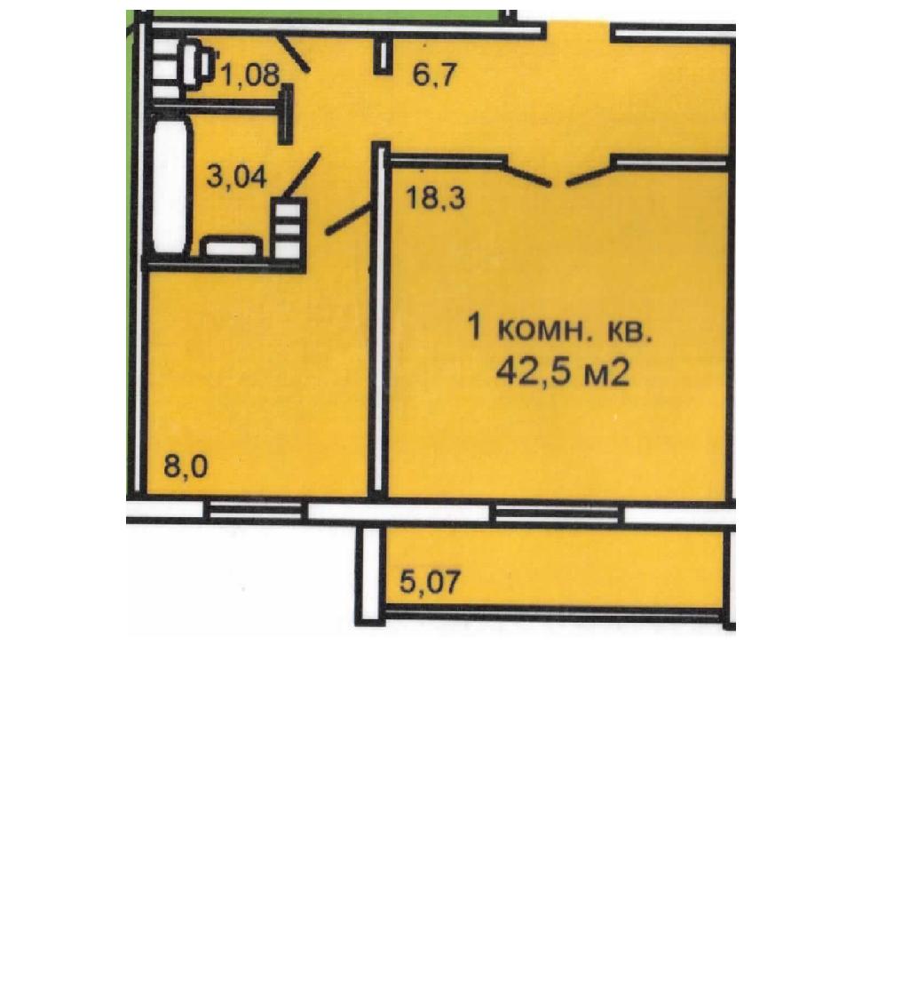 Продам 1 комнатную ул Калинина, 17а, новая в городе Копейск, фото 1, телефон продавца: +7 (951) 463-91-78