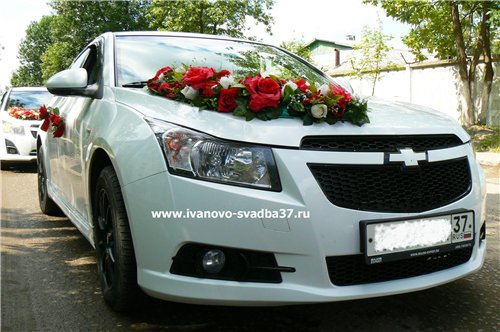 Автомобили для свадьбы Chevrolet Cruze в городе Иваново, фото 1, стоимость: 550 руб.