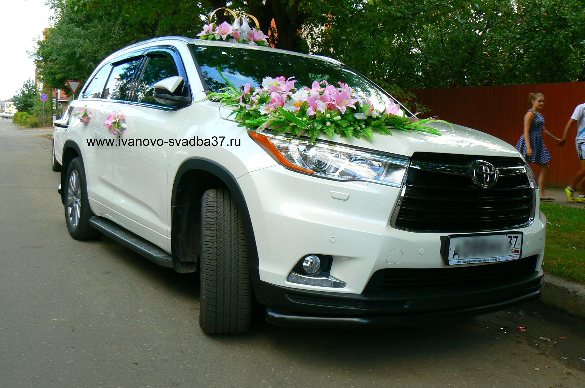 Свадебный кортеж из джипов Toyota Highlander в городе Иваново, фото 1, Ивановская область