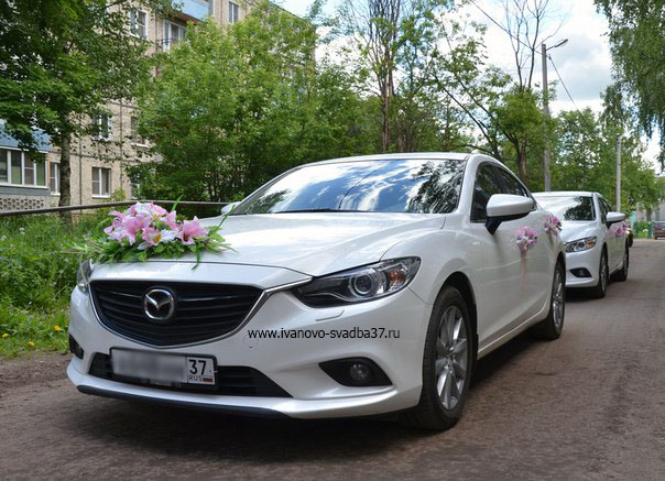 Свадебный кортеж Mazda-6 в городе Иваново, фото 1, Ивановская область