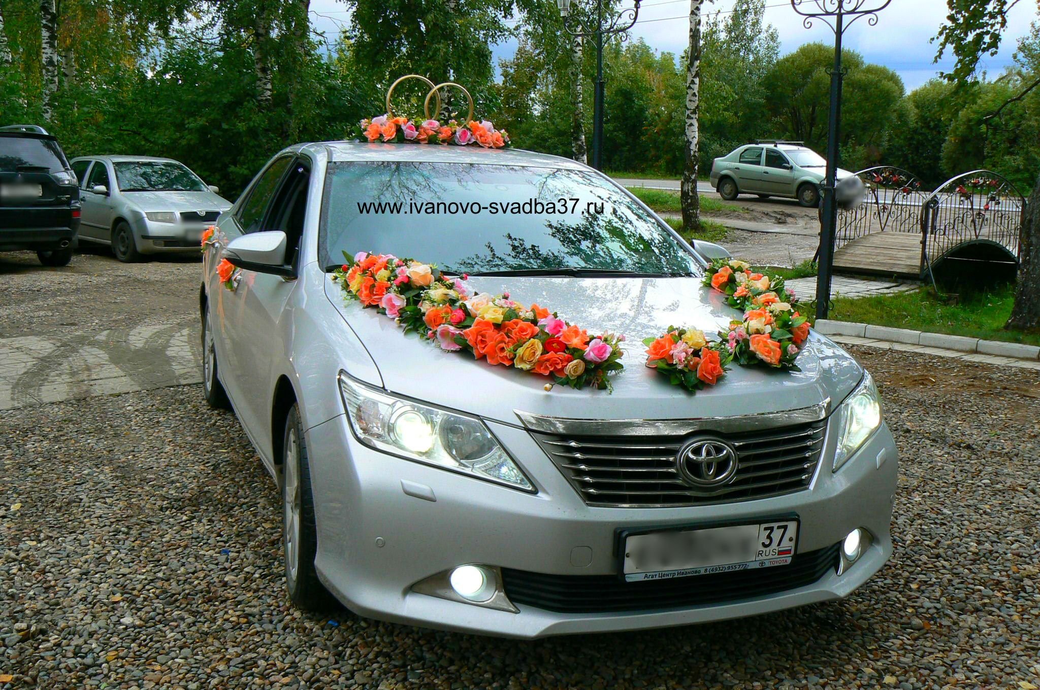 Cвадебный кортеж Toyota Camry в городе Иваново, фото 3, Такси, аренда и прокат, пассажирские перевозки