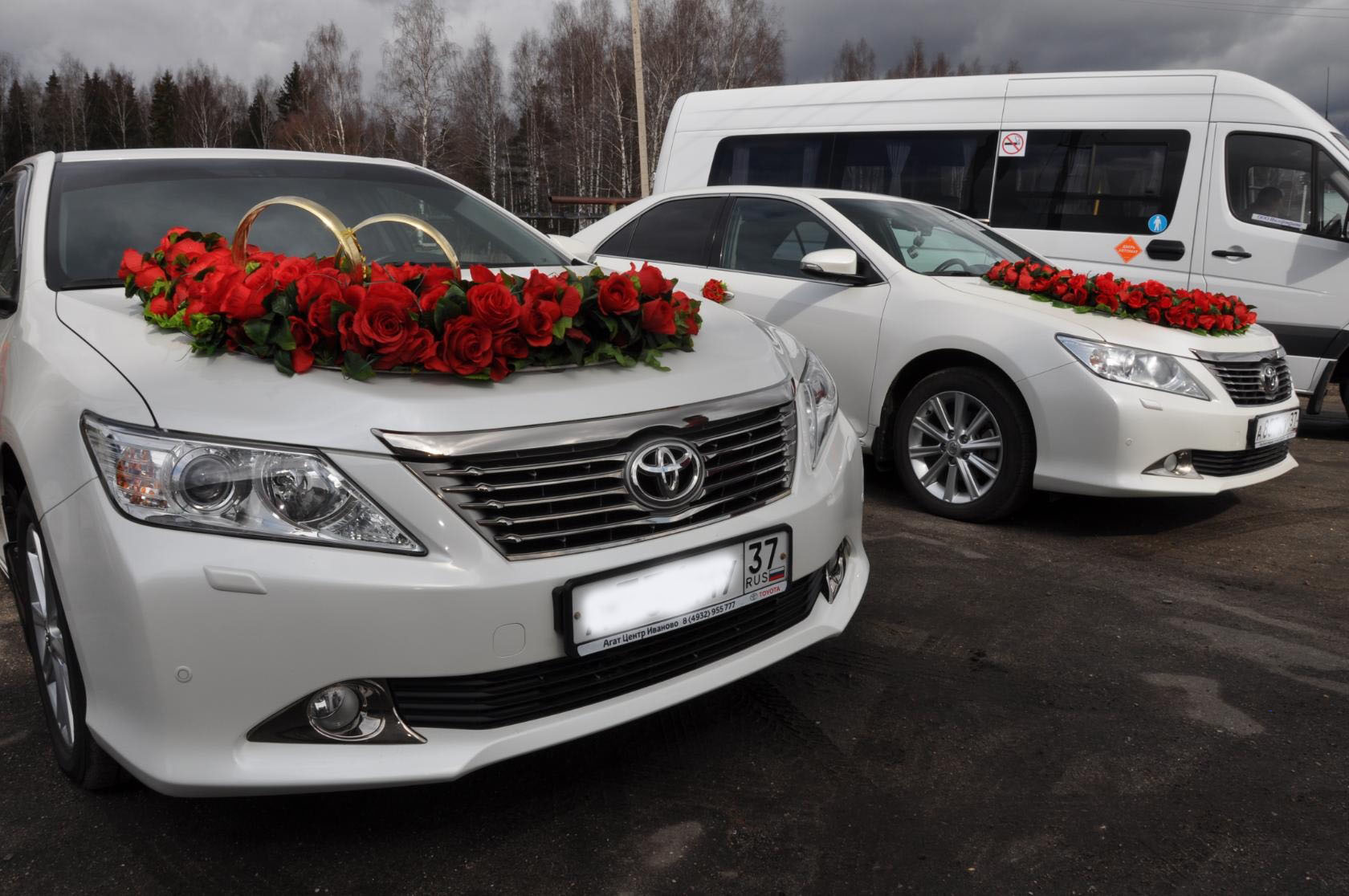 Cвадебный кортеж Toyota Camry в городе Иваново, фото 5, телефон продавца: +7 (903) 889-01-00