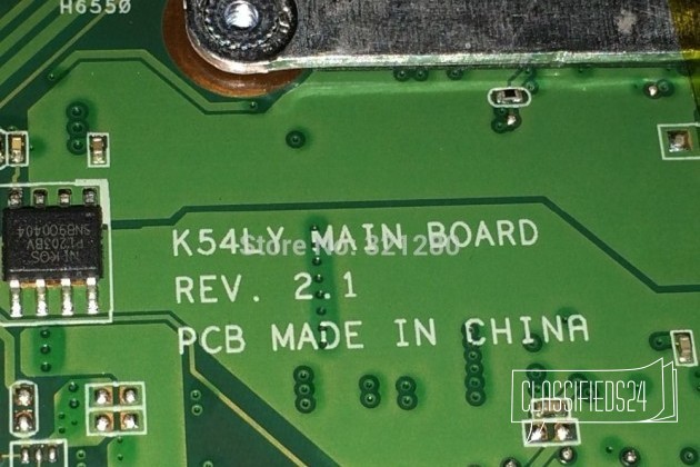 Продам материнскую плату Asus K54LY REV 2.1 в городе Прокопьевск, фото 2, Материнские платы