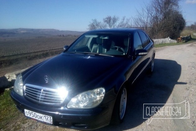 Mercedes-Benz S-класс, 2001 в городе Севастополь, фото 1, стоимость: 390 000 руб.