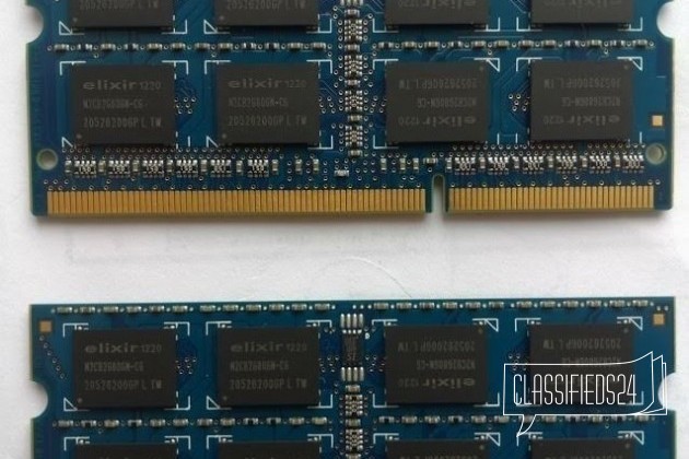 Оперативная память для ноутбука 2x4Gb DDR3 sodimm в городе Новосибирск, фото 2, Новосибирская область