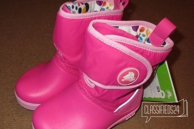 Новые сапоги Crocs c10 в городе Москва, фото 1, Обувь для девочек