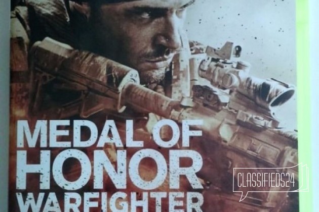 Диск б/у Xbox360 Medal of honor warfighter (Медаль в городе Челябинск, фото 1, стоимость: 550 руб.