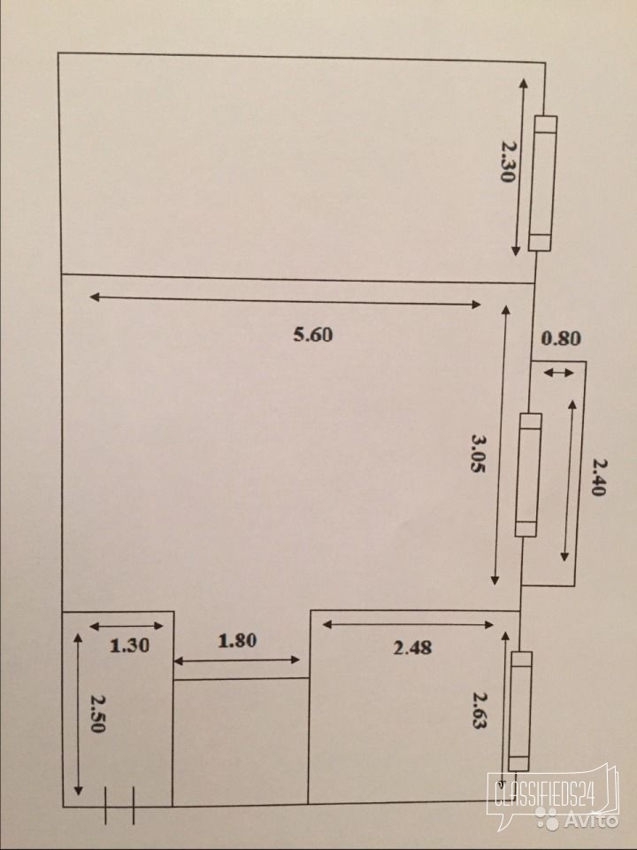 2-к квартира, 44.7 м², 2/5 эт. в городе Ангарск, фото 1, телефон продавца: +7 (950) 127-04-20