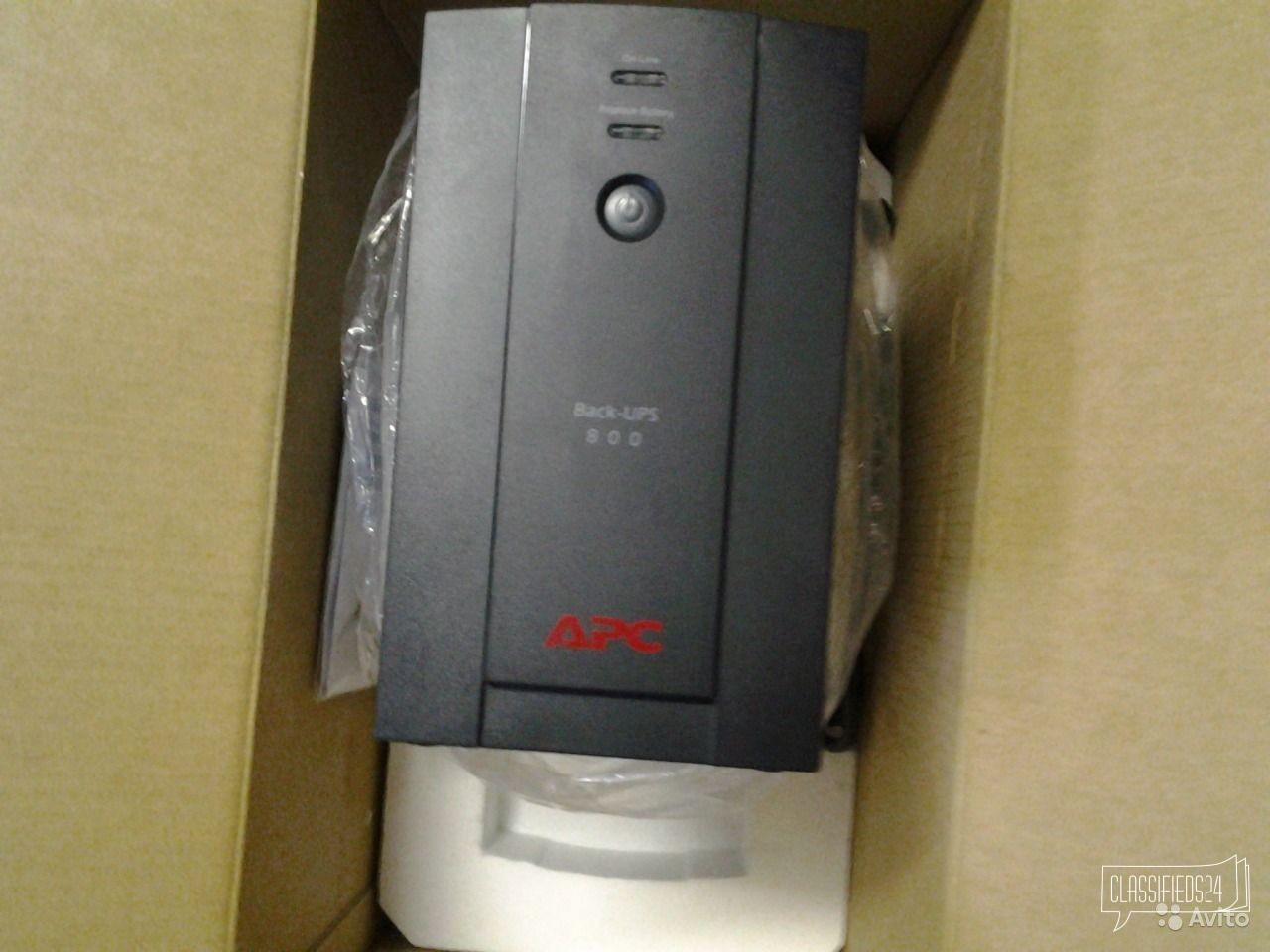 Ибп APC Back-UPS 800VA/480W Б/У в городе Новосибирск, фото 1, телефон продавца: +7 (913) 370-66-36