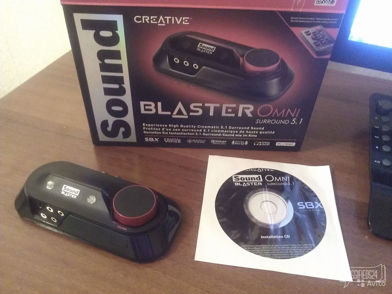 Внешняя звуковая карта Creative Sound Blaster omni в городе Красноярск, фото 1, Звуковые карты