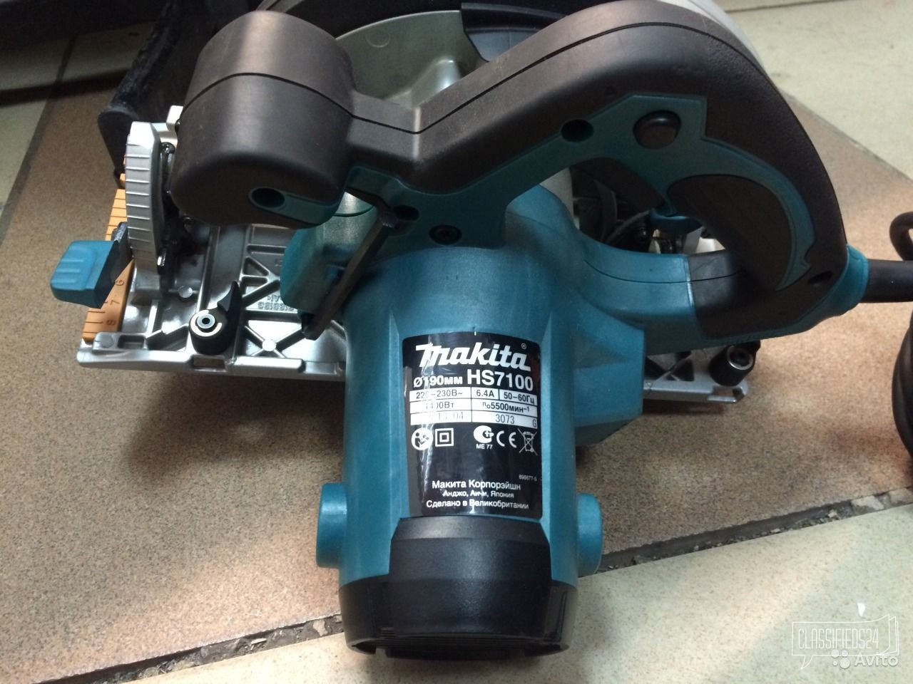 Makita hs7100 ручная циркулярка в городе Кызыл, фото 2, Инструменты