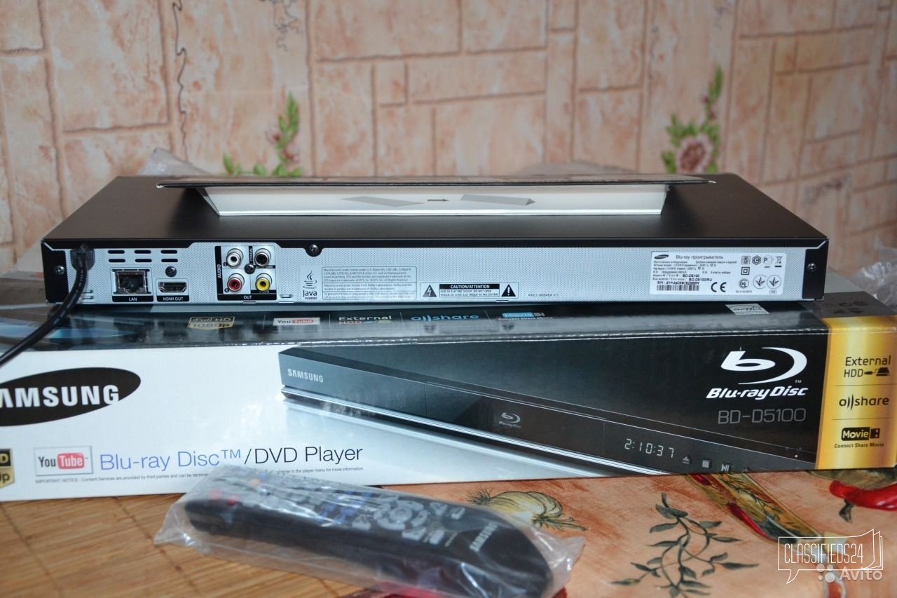 Плеер Blu-ray Samsung BD-D5100 в городе Тюмень, фото 3, Видеоплееры