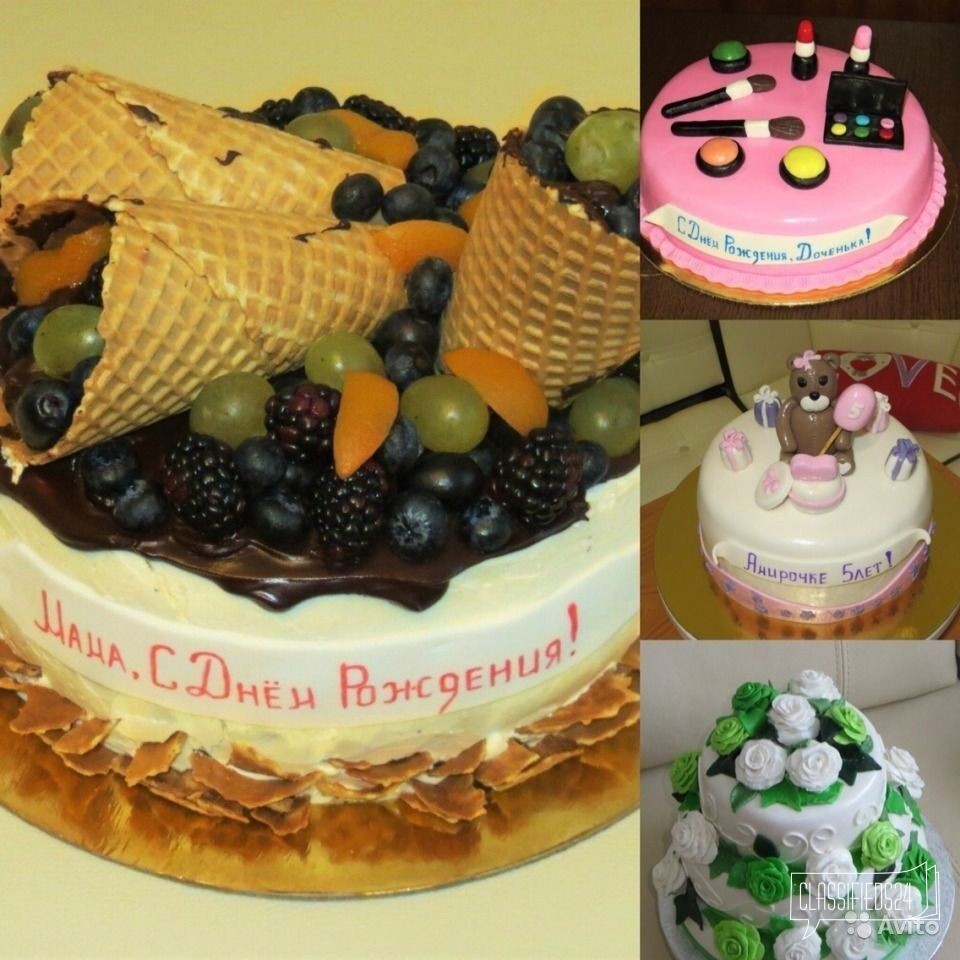Торты на заказ, чизкейки и десерты в городе Красноярск, фото 1, телефон продавца: +7 (968) 327-99-61