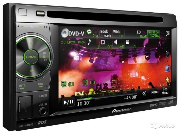 Pioneer avh-1400 dvd в городе Будённовск, фото 2, Музыкальные центры