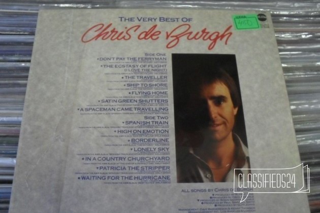 The Very Best of Chris de Burgh-винил в городе Санкт-Петербург, фото 2, Фильмы и музыка