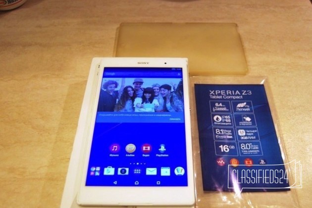 Sony xperia z3 tablet compact 16Gb, Wi-fi в городе Тверь, фото 1, Планшеты