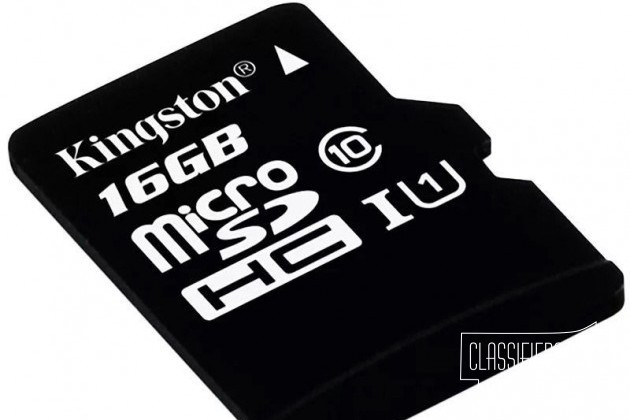 Карта памяти microSD, флеш карта Kingston 16Gb, sd в городе Новосибирск, фото 2, стоимость: 480 руб.