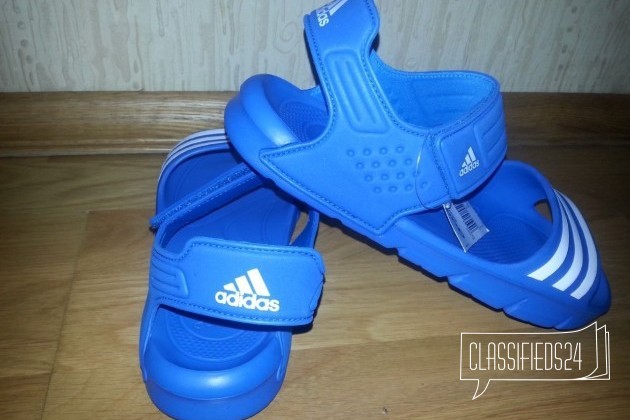 Новые детские сланцы Adidas 38 р. (24 см) в городе Москва, фото 3, стоимость: 900 руб.