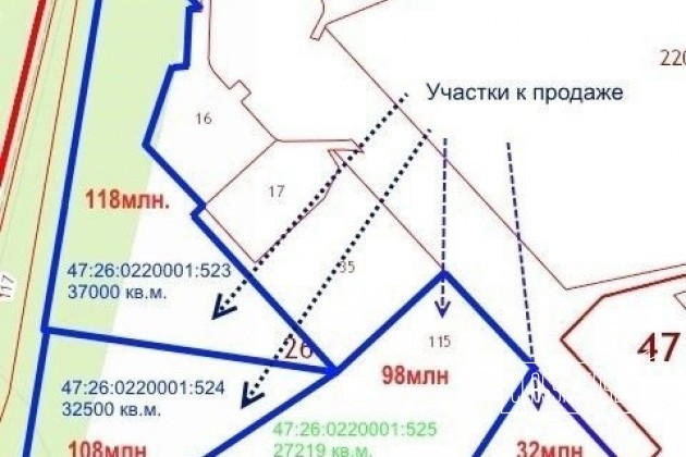 Участок 5 га (промназначения) в городе Тосно, фото 1, телефон продавца: +7 (906) 270-36-13