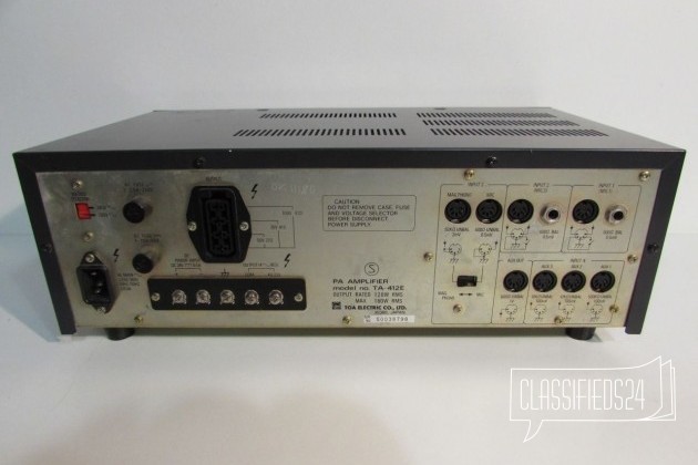 TOA TA-412E PA Amplifier в городе Санкт-Петербург, фото 4, Ленинградская область