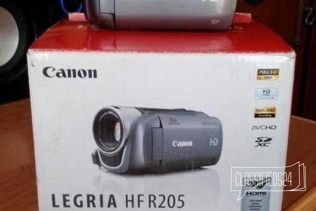Видеокамера canon legria HF R205 в городе Новосибирск, фото 1, Прочая ТВ и видеотехника