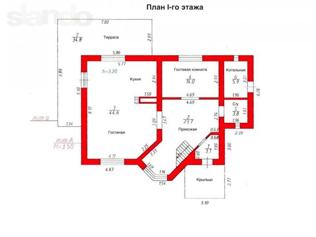 Продаётся новый 3-х этажный коттедж, 267 м.кв., КИЗ Зелёная Роща 1 в городе Одинцово, фото 6, Московская область