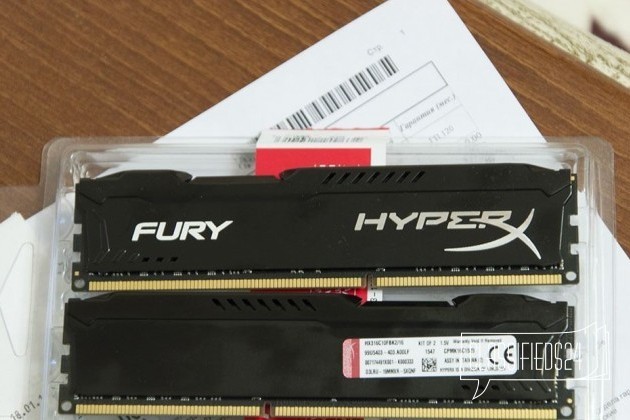 Новая память DDR3 1600 Kingston HyperX Fury 2x8Гб в городе Волгоград, фото 1, телефон продавца: +7 (903) 377-50-56