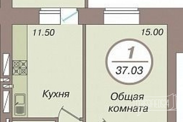 1-к квартира, 37 м², 10/12 эт. в городе Тюмень, фото 1, телефон продавца: +7 (345) 258-97-75