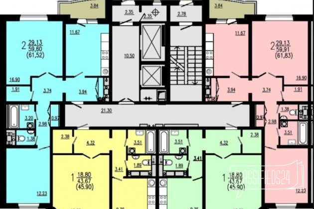 1-к квартира, 46 м², 11/17 эт. в городе Старая Купавна, фото 2, Московская область