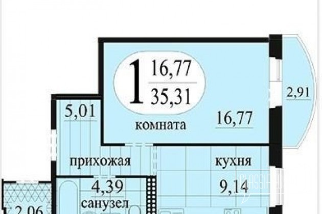 1-к квартира, 35 м², 5/16 эт. в городе Тюмень, фото 3, телефон продавца: +7 (912) 925-40-49