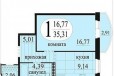 1-к квартира, 35 м², 5/16 эт. в городе Тюмень, фото 3, стоимость: 1 420 000 руб.