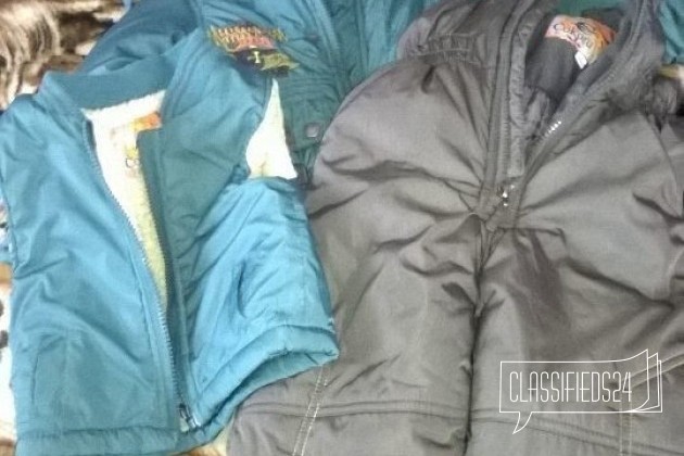 Продам зимний комбинезон тройка на мальчика в городе Усть-Катав, фото 2, Верхняя одежда