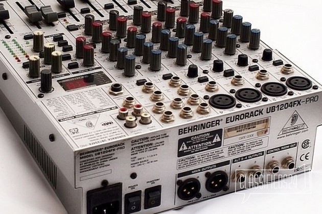 Микшерный пульт Behringer 1204 FX-PRO в городе Санкт-Петербург, фото 2, Ленинградская область