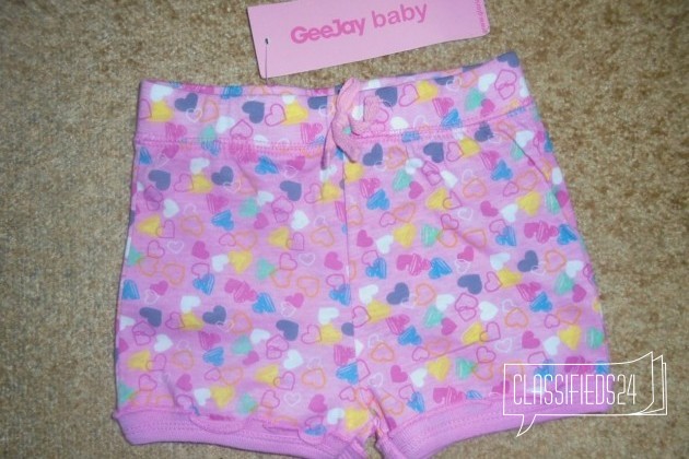 Новые шорты Gee Jay baby 74-80 в городе Новосибирск, фото 1, телефон продавца: +7 (951) 398-39-08