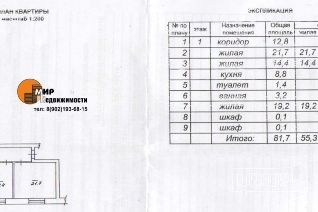 Комната 15 м² в 3-к, 1/5 эт. в городе Северодвинск, фото 7, телефон продавца: +7 (902) 193-68-15