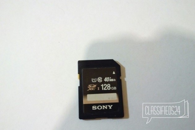 Карта памяти SD sdxc 128Gb Sony Class10 в городе Москва, фото 2, Карты памяти