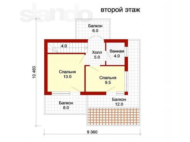 Функциональный двухэтажный дом в стиле хай-тек. в городе Анапа, фото 6, стоимость: 3 300 000 руб.