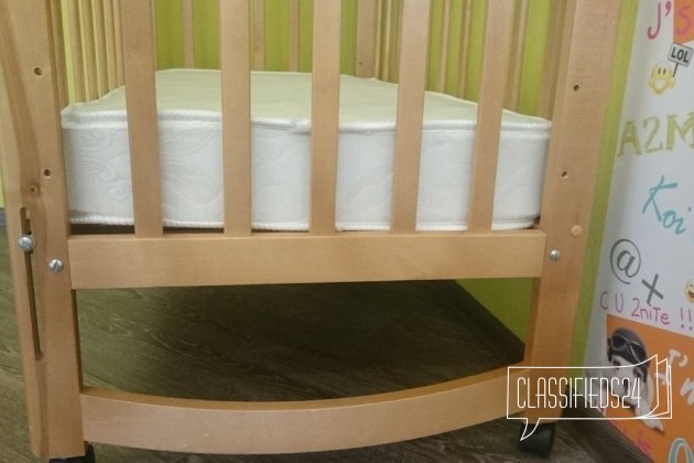 Детская кроватка качалка в городе Светлый, фото 3, телефон продавца: +7 (911) 475-78-67